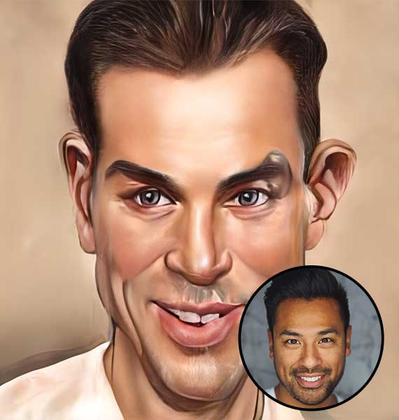caricature conversion, before after